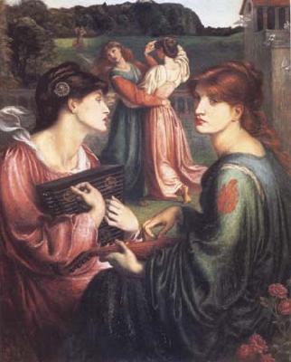 Dante Gabriel Rossetti The Bower Meadow (mk28)